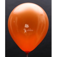 Orange Metallic Plain Balloon